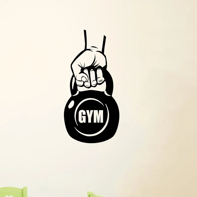 Gym Wall Decal Sticker - Kettl - Home Gym Wallpaper review and price