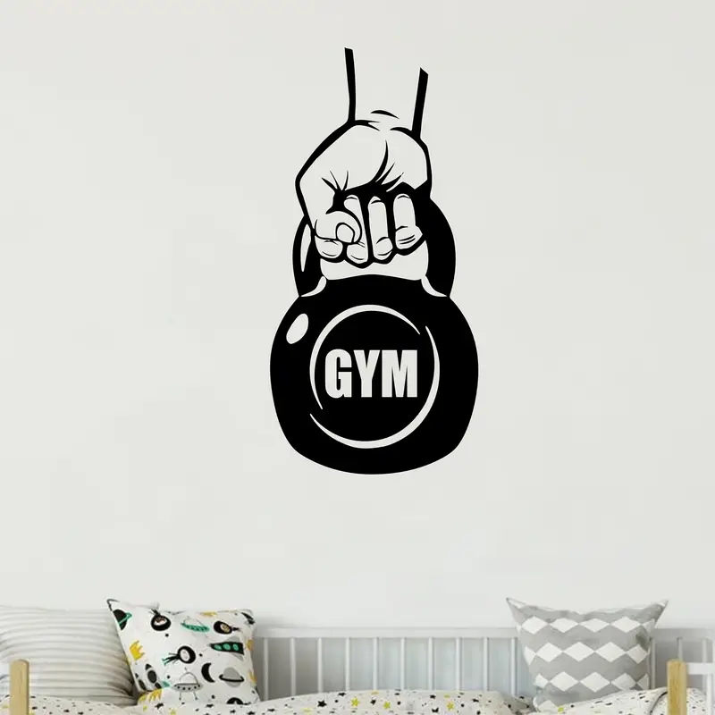 Gym Wall Decal Sticker - Kettl - Home Gym Wallpaper review and price