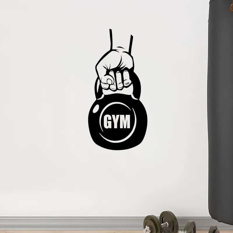 Gym Wall Decal Sticker - Kettl - Home Gym Wallpaper review and price