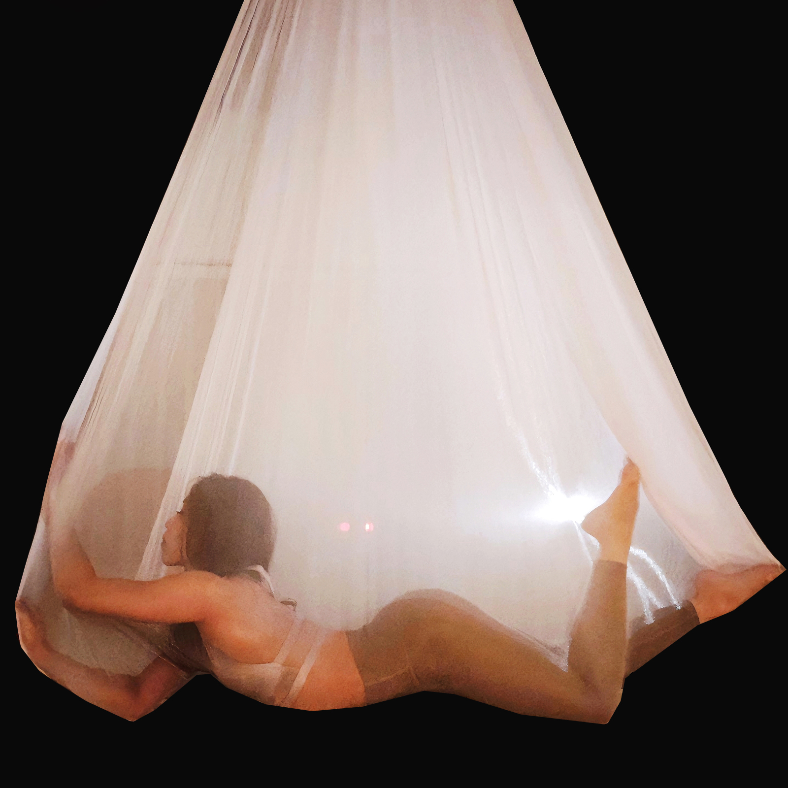 7m aerial yoga hammock transpa - Yoga Trapeze Swing review and price